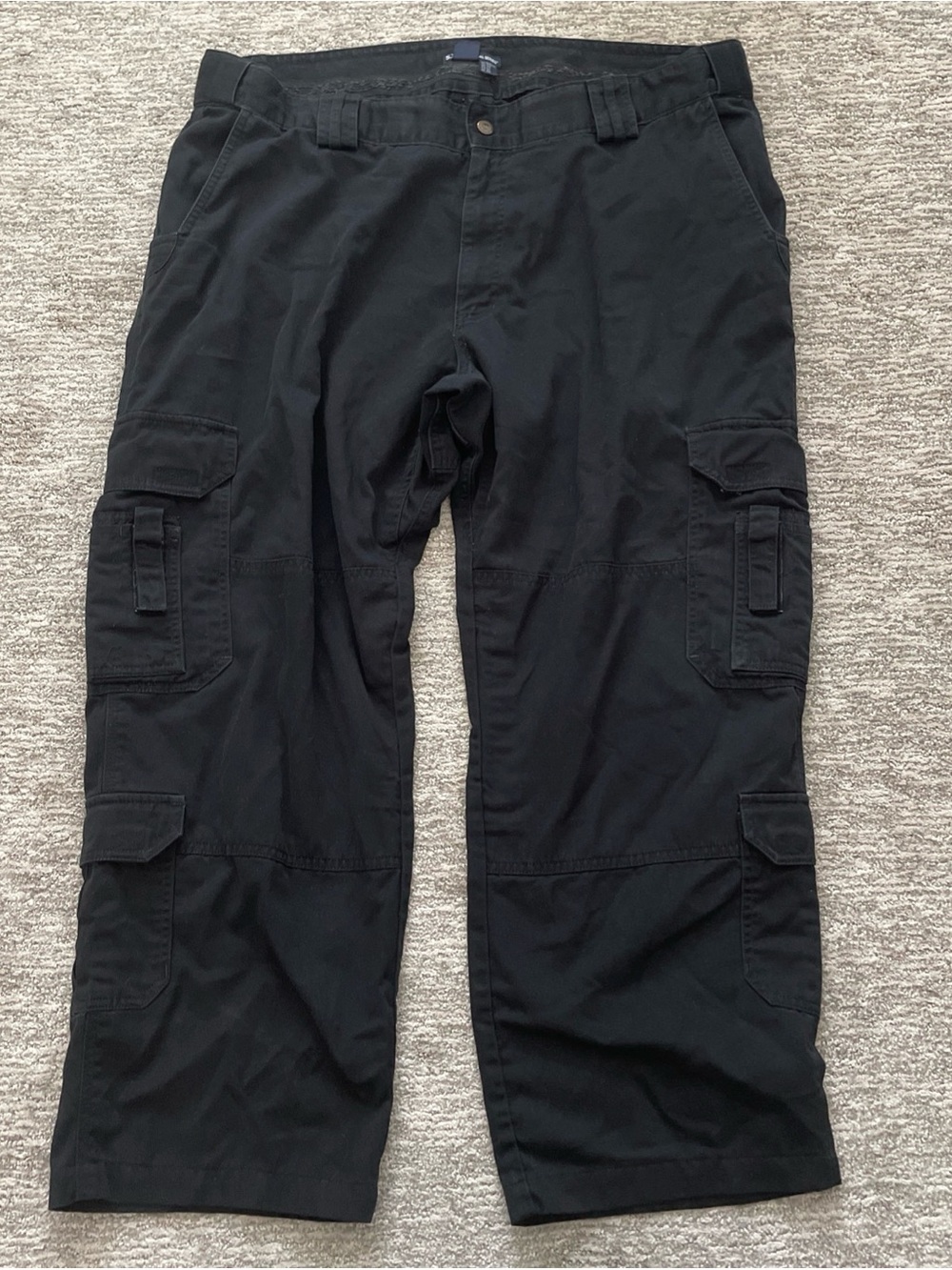 5.11 Tactical Mens Regular Fit EMS Cargo Pants Men’s 44x32 Black Durable Twill